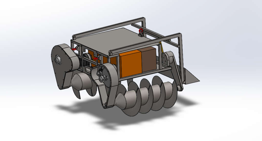 Screw Propelled Robot
